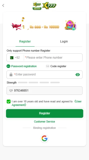 XK777 Register