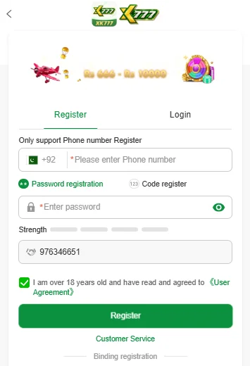 XK777 Register